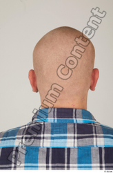 Head Man White Casual Average Bald Street photo references